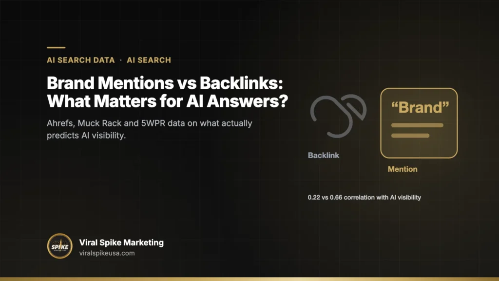 Brand Mentions vs Backlinks: What Matters for AI Answers?