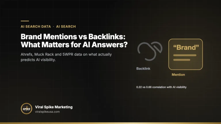 Brand Mentions vs Backlinks: What Matters for AI Answers?