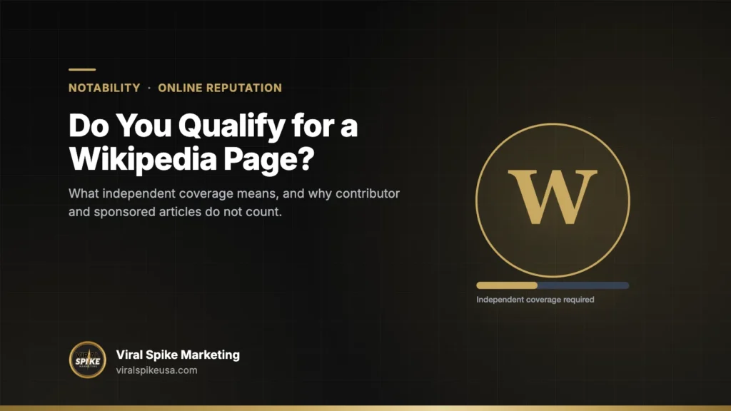 Do You Qualify for a Wikipedia Page? Notability Explained