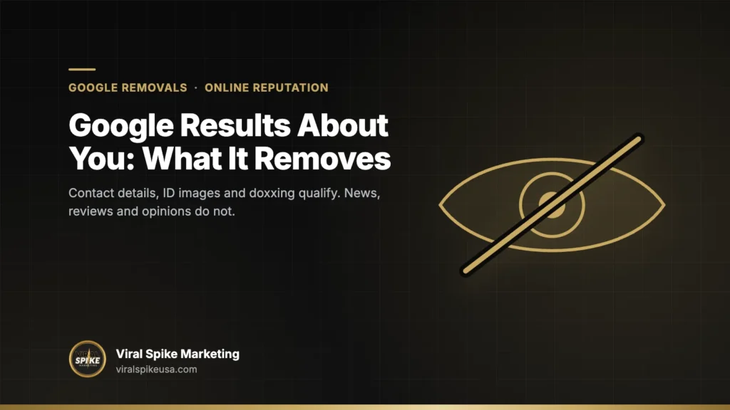 Google Results About You: What It Removes and What It Won’t
