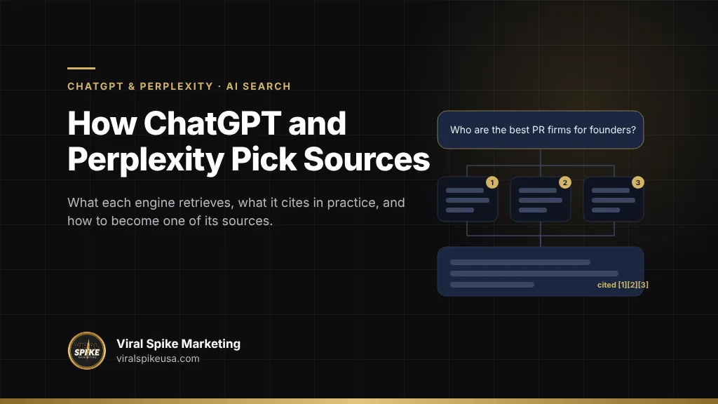 How ChatGPT and Perplexity choose their sources: retrieval, selection and citation in AI search