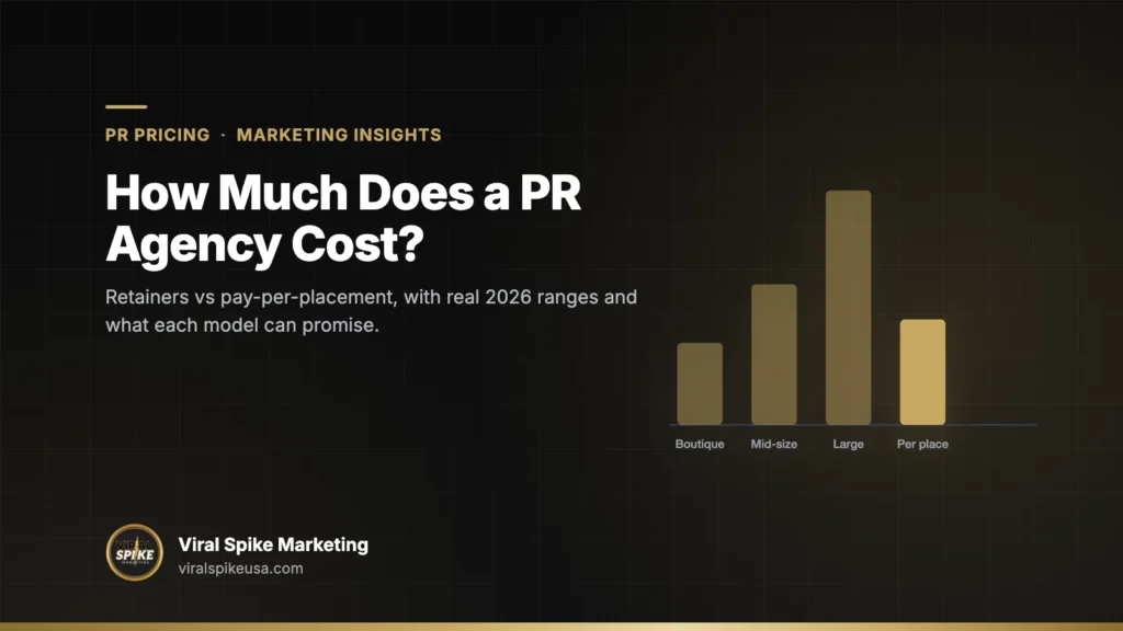 How Much Does a PR Agency Cost? Retainers vs Per Placement