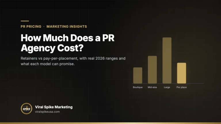 How Much Does a PR Agency Cost? Retainers vs Per Placement