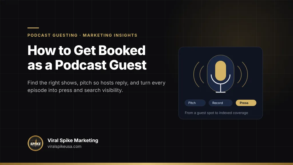 How to get booked as a podcast guest: finding shows, pitching hosts, and turning episodes into press coverage
