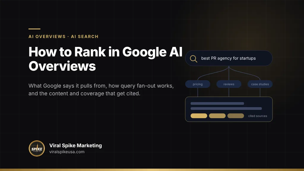 How to rank in Google AI Overviews and AI Mode: the signals Google uses to pick cited sources