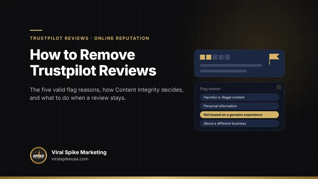 How to remove Trustpilot reviews: flagging categories, the Content Integrity process, verified reviews and the FTC fake review rule