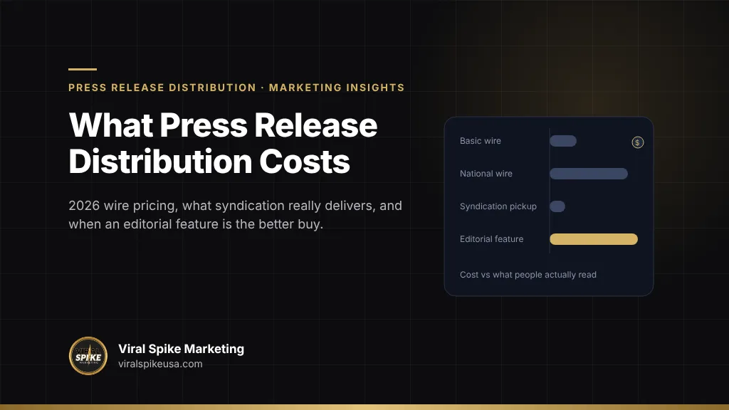Press release distribution cost in 2026: PR Newswire, Business Wire, GlobeNewswire, EIN Presswire, PRWeb and Newswire compared with editorial features