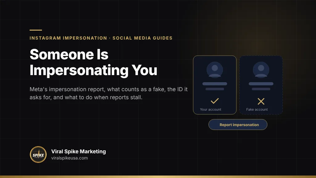 Instagram impersonation report: how to report and remove a fake account pretending to be you or your brand