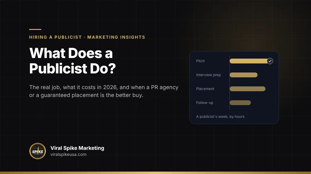 What does a publicist do: the daily work of a publicist, what it costs and when to hire one